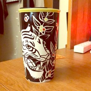 Ceramic Starbucks tiger mug